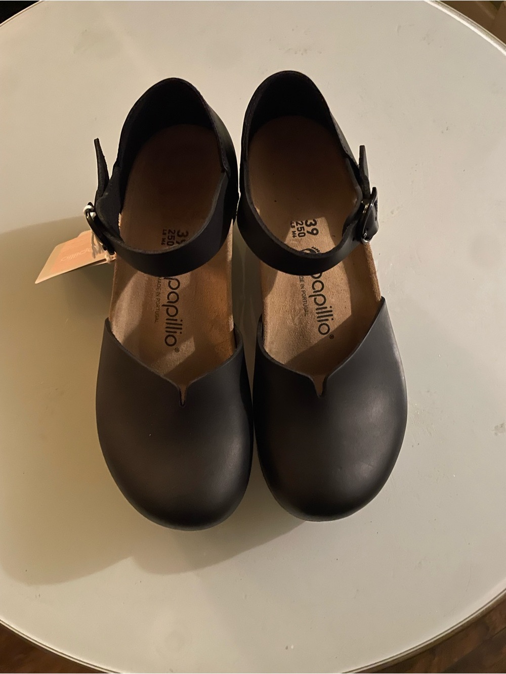 Papillio Women's Black sandals Contoured Footbed